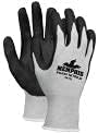 Memphis 9673L Foam Nitrile Gloves Gray Black Dozen