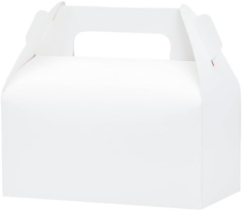 UnicoPak 30 Pack White Gable Party Boxes