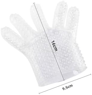 N-ING 2x Silicone Massage Glove for Bath and Flirting