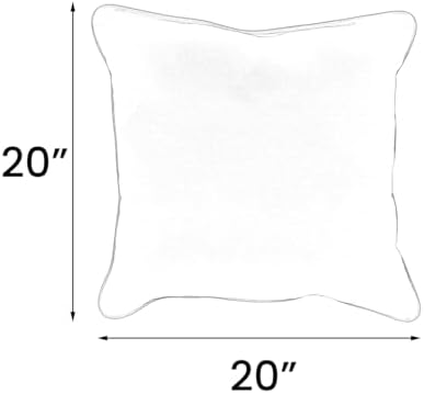 Covers All Sunbrella Outdoor Throw Pillows Pack of 2 Navy Blue 20x20