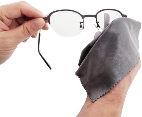 30 Pack Microfiber Cleaning Cloths for Glasses and Lenses