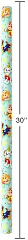 American Greetings Paw Patrol Reversible Gift Wrap Paper 40 sq ft