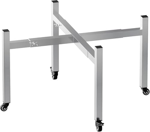 BBQ-PLUS Universal Fire Pit Stand 15-27 Inch with Wheels