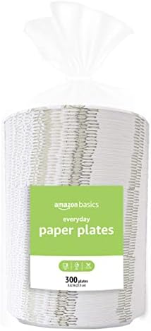 Amazon Basics Paper Plates 862 Inch 300 Count