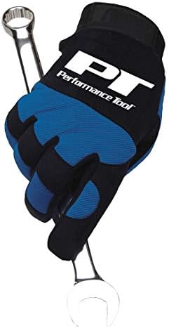 Performance Tool W88999 Mechanics Gloves Blue Medium
