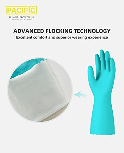 PACIFIC Cleaning Gloves Reusable Non-Slip Water Resistant