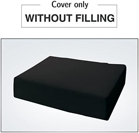 Cinnamonee 2 Pack Black Water Resistant Cushion Covers