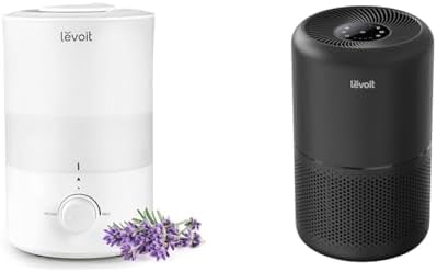 LEVOIT Humidifier with Essential Oil Diffuser Quiet 3L Cool Mist for Bedroom