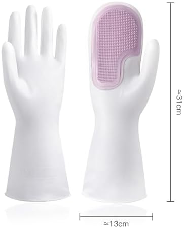 QQLADY PVC Cleaning Gloves Multi Functional