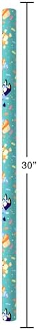 American Greetings Reversible Bluey Wrapping Paper 40 sq ft
