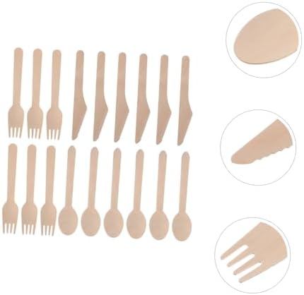 Ciieeo 6 Piece Cutlery Set for Parties Events and Gatherings