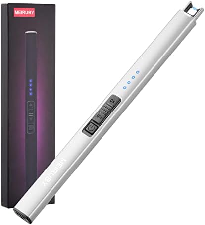 MEIRUBY Windproof Rechargeable USB Electric Candle Lighter