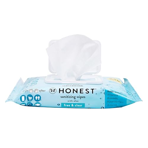 The Honest Company Fragrance Free Alcohol Wipes 150 Count