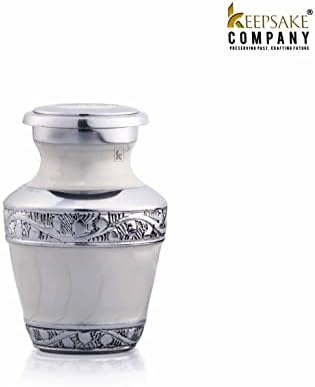 Little Urns for Human Ashes White - Small Urn for Cremation