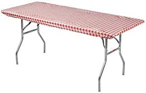 Kwik-Covers 8 Rectangle Table Covers 30 x 96 Bundle of 5
