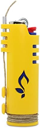 Hemplights Hemp Wick Lighter Wrapper Yellow