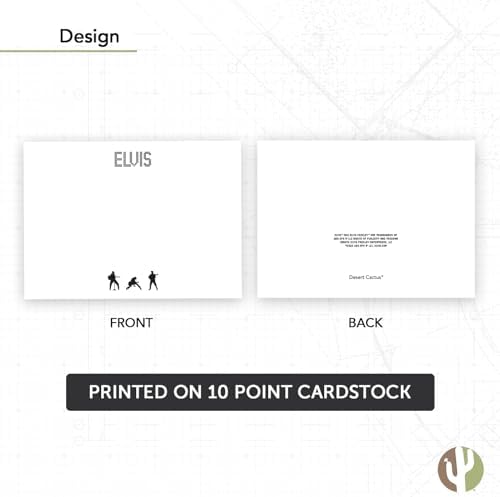 Elvis Presley 10 Pack Notecards with Envelopes