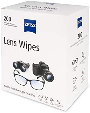 ZEISS Pre-Moistened Lens Wipes 200 Count