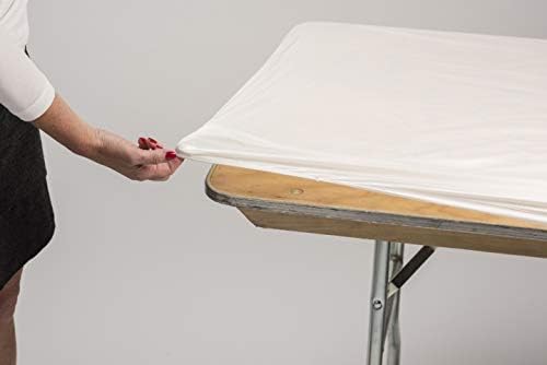 Kwik-Covers 8 Rectangle Table Covers 30 x 96 Bundle of 5