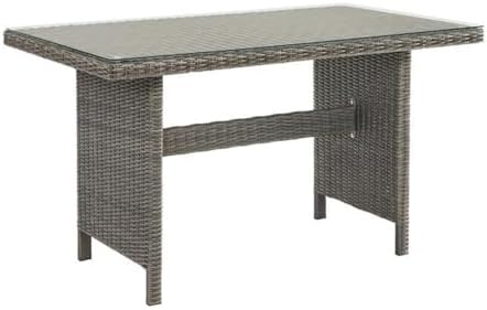 Asti 3-Piece Outdoor Dining Set - Weather-Resistant Wicker and Aluminum Frame