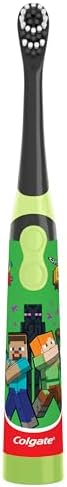 Colgate Kids Battery Powered Minecraft Toothbrush for Ages 3 and Up