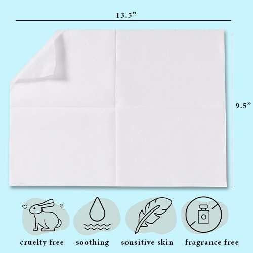 ProHeal Disposable Dry Wipes 100 Pack Ultra Soft
