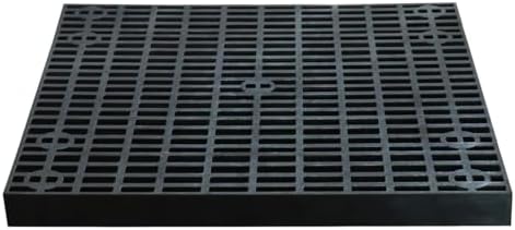36x36 Heavy Duty Fountain Basin Grate - Black Rustproof Cuttable