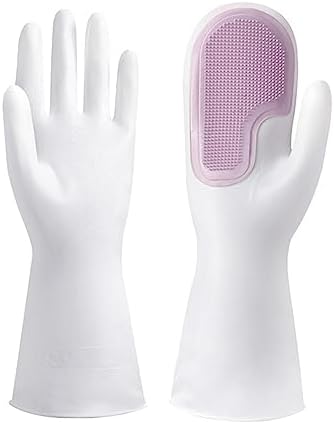QQLADY PVC Cleaning Gloves Multi Functional