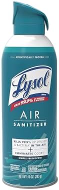 Lysol Air Sanitizer Spray 10 Oz Simple Fresh