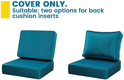 ARTPLAN Outdoor Deep Seat Slipcovers for Patio Furniture