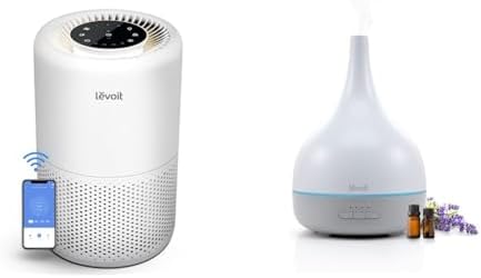 LEVOIT Air Purifier with Essential Oil Diffuser and Alexa Control