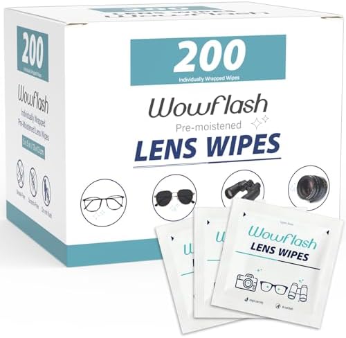 200 Count Lens Wipes for Eyeglasses and Sunglasses