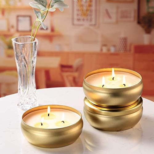 Kedtui Citronella Candles 3 Pack Portable Travel Tin Gift Set
