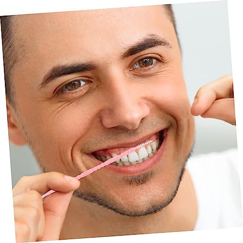 2 Pack Portable Dental Interdental Brushes for Oral Care