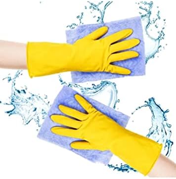 Reusuable Rubber Gloves for Kitchen Cleaning and Pet Care