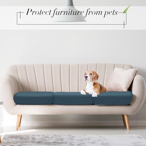 Newwiee 8Pcs Stretchable Outdoor Cushion Covers