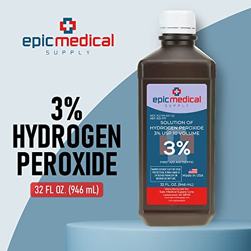 32 oz Hydrogen Peroxide First Aid Antiseptic Cleaner 3 USP