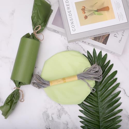 60 Sheets Gradient Lime Green Tissue Paper for Gift Wrapping