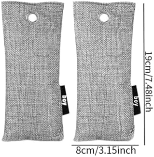 2X Bamboo Charcoal Shoe Deodorizers for Fresh Air Purification
