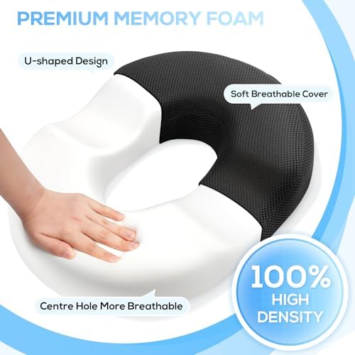 Pament Donut Pillow Seat Cushion for Pain Relief and Comfort