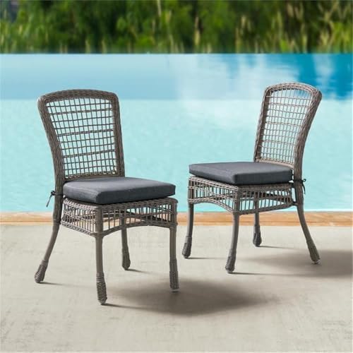 Asti 3-Piece Outdoor Dining Set - Weather-Resistant Wicker and Aluminum Frame