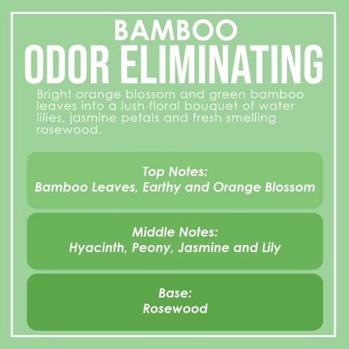 Bamboo Odor Eliminating Highly Fragranced Candle
