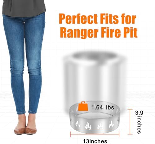 Hisencn Fire Pit Stand for Solo Stove Ranger