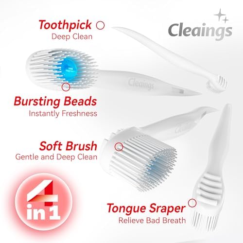 Cleaings Mini Disposable Toothbrush Set with Toothpaste