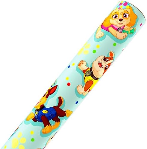 American Greetings Paw Patrol Reversible Gift Wrap Paper 40 sq ft
