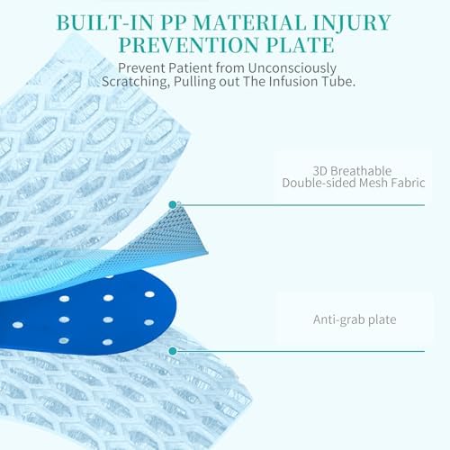 Medical Restraint Gloves - 2Pcs Washable for Seniors