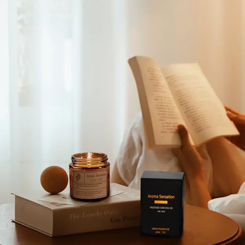 Organic Lavender Soy Candles for Home Stress Relief and Meditation 7oz