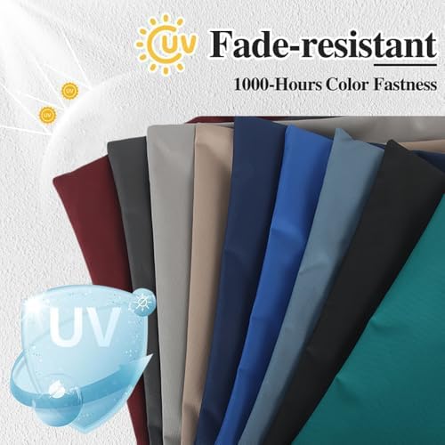 Sigmat 3 Pack Seat Cushion Covers for Outdoor Wicker Rattan Chairs