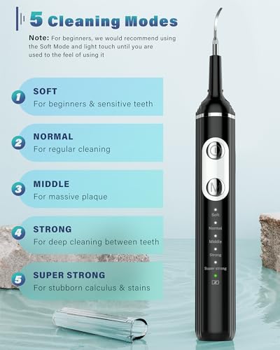 Nature Nerds Plaque Remover Dental Kit with LED Light
