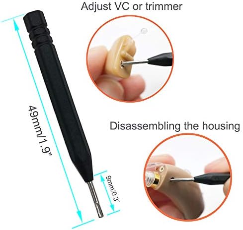 8-Piece Hearing Aid Cleaning Tool Kit with Case